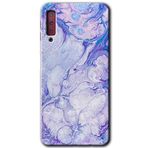 MRCİLETİSİM mrc166680 Spots Lilac Kılıf HD Desen Baskılı Arka Kapak Samsung Galaxy A7 2018 ile uyumlu