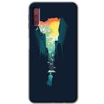 MRCİLETİSİM mrc166683 City Bird Sky Kılıf HD Desen Baskılı Arka Kapak Samsung Galaxy A7 2018 ile uyumlu