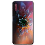 MRCİLETİSİM mrc166752 Çiçek Motif Kılıf HD Desen Baskılı Arka Kapak Samsung Galaxy A7 2018 ile uyumlu