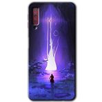 MRCİLETİSİM mrc166772 Wanderer Silhouette Kılıf HD Desen Baskılı Arka Kapak Samsung Galaxy A7 2018 ile uyumlu