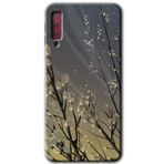 MRCİLETİSİM mrc166774 Branches Flowers Kılıf HD Desen Baskılı Arka Kapak Samsung Galaxy A7 2018 ile uyumlu