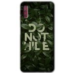 MRCİLETİSİM mrc166796 Do Not Hide Kılıf HD Desen Baskılı Arka Kapak Samsung Galaxy A7 2018 ile uyumlu
