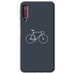 MRCİLETİSİM mrc166846 Bike Kılıf HD Desen Baskılı Arka Kapak Samsung Galaxy A7 2018 ile uyumlu