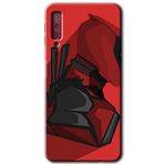 MRCİLETİSİM mrc166854 DeadPool Kılıf HD Desen Baskılı Arka Kapak Samsung Galaxy A7 2018 ile uyumlu