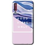 MRCİLETİSİM mrc166861 Good Vibes Kılıf HD Desen Baskılı Arka Kapak Samsung Galaxy A7 2018 ile uyumlu