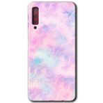 MRCİLETİSİM mrc166871 Pembe Kılıf HD Desen Baskılı Arka Kapak Samsung Galaxy A7 2018 ile uyumlu