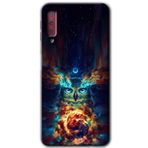 MRCİLETİSİM mrc167016 Ballı Baykuş Kılıf HD Desen Baskılı Arka Kapak Samsung Galaxy A7 2018 ile uyumlu
