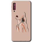 MRCİLETİSİM mrc167079 Çizim Silüet Kılıf HD Desen Baskılı Arka Kapak Samsung Galaxy A7 2018 ile uyumlu