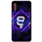 MRCİLETİSİM mrc167090 Dark Neon Yaprak Ş Harfi Kılıf HD Desen Baskılı Arka Kapak Samsung Galaxy A7 2018 ile uyumlu