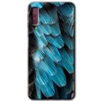 MRCİLETİSİM mrc167134 9D Tüyler Kılıf HD Desen Baskılı Arka Kapak Samsung Galaxy A7 2018 ile uyumlu