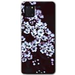 MRCİLETİSİM mrc171121 Beyaz Çiçek Kılıf HD Desen Baskılı Arka Kapak Samsung Galaxy A81 ile uyumlu