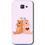 MRCİLETİSİM mrc171788 Sevgili Ayıcık Kılıf HD Desen Baskılı Arka Kapak Samsung Galaxy A8 2016 ile uyumlu