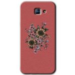 MRCİLETİSİM mrc172028 Retro Çiçek Kılıf HD Desen Baskılı Arka Kapak Samsung Galaxy A8 2016 ile uyumlu
