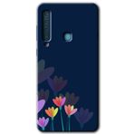 MRCİLETİSİM mrc172629 Çizim Çiçekleri Kılıf HD Desen Baskılı Arka Kapak Samsung Galaxy A9 2018 ile uyumlu