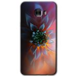 MRCİLETİSİM mrc173902 Çiçek Motif Kılıf HD Desen Baskılı Arka Kapak Samsung Galaxy C7 ile uyumlu