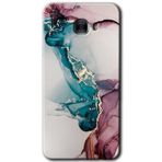 MRCİLETİSİM mrc174990 Liquid Mermer Kılıf HD Desen Baskılı Arka Kapak Samsung Galaxy C9 Pro ile uyumlu