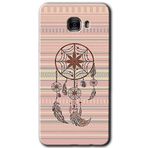 MRCİLETİSİM mrc175000 Mandala Retro Kılıf HD Desen Baskılı Arka Kapak Samsung Galaxy C9 Pro ile uyumlu