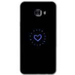 MRCİLETİSİM mrc175053 Heart Strokes Kılıf HD Desen Baskılı Arka Kapak Samsung Galaxy C9 Pro ile uyumlu