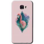MRCİLETİSİM mrc175213 Flamingo Kılıf HD Desen Baskılı Arka Kapak Samsung Galaxy C9 Pro ile uyumlu