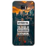MRCİLETİSİM mrc175290 Manzara Seviyorum Kılıf HD Desen Baskılı Arka Kapak Samsung Galaxy C9 Pro ile uyumlu