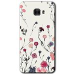 MRCİLETİSİM mrc175326 Mat Çiçek Kılıf HD Desen Baskılı Arka Kapak Samsung Galaxy C9 Pro ile uyumlu