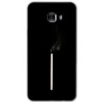 MRCİLETİSİM mrc175382 Sönmüş Kibrit Kılıf HD Desen Baskılı Arka Kapak Samsung Galaxy C9 Pro ile uyumlu