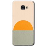 MRCİLETİSİM mrc175626 Color Wall Kılıf HD Desen Baskılı Arka Kapak + Temperli Cam Samsung Galaxy C9 Pro ile uyumlu