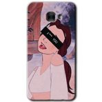MRCİLETİSİM mrc175641 Bad Girl Kılıf HD Desen Baskılı Arka Kapak + Temperli Cam Samsung Galaxy C9 Pro ile uyumlu