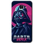 MRCİLETİSİM mrc175903 Darth Vader Kılıf HD Desen Baskılı Arka Kapak + Temperli Cam Samsung Galaxy C9 Pro ile uyumlu