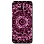 MRCİLETİSİM mrc183169 Mandala Patterns Kaleidoscope Kılıf HD Desen Baskılı Arka Kapak Samsung Galaxy J6 Plus ile uyumlu