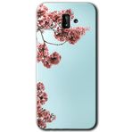 MRCİLETİSİM mrc183638 Japon Çiçeği Kılıf HD Desen Baskılı Arka Kapak Samsung Galaxy J6 Plus ile uyumlu