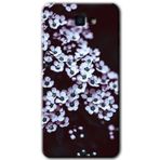 MRCİLETİSİM mrc185421 Beyaz Çiçek Kılıf HD Desen Baskılı Arka Kapak Samsung Galaxy J7 Prime ile uyumlu