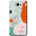 MRCİLETİSİM mrc185535 Vektör Çiçekler Kılıf HD Desen Baskılı Arka Kapak Samsung Galaxy J7 Prime ile uyumlu