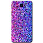 MRCİLETİSİM mrc187170 Pixel Mozaik Kılıf HD Desen Baskılı Arka Kapak + Temperli Cam Samsung Galaxy J7 Prime ile uyumlu