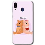 MRCİLETİSİM mrc189388 Sevgili Ayıcık Kılıf HD Desen Baskılı Arka Kapak Samsung Galaxy M10s ile uyumlu