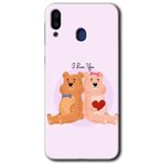MRCİLETİSİM mrc191038 Sevgili Ayıcık Kılıf HD Desen Baskılı Arka Kapak Samsung Galaxy M20 ile uyumlu