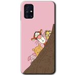 MRCİLETİSİM mrc194158 Winnie the Pooh Kılıf HD Desen Baskılı Arka Kapak Samsung Galaxy M31s ile uyumlu