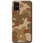 MRCİLETİSİM mrc194456 Kamuflaj 10 Kılıf HD Desen Baskılı Arka Kapak Samsung Galaxy M31s ile uyumlu