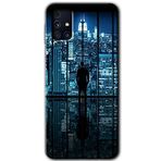 MRCİLETİSİM mrc194583 Şehir Manzarası Kılıf HD Desen Baskılı Arka Kapak Samsung Galaxy M31s ile uyumlu
