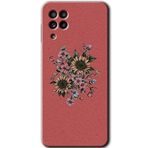 MRCİLETİSİM mrc195128 Retro Çiçek Kılıf HD Desen Baskılı Arka Kapak Samsung Galaxy M32 ile uyumlu