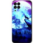 MRCİLETİSİM mrc195250 Mega Kurt Kılıf HD Desen Baskılı Arka Kapak Samsung Galaxy M33 ile uyumlu