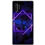MRCİLETİSİM mrc196442 Mekanik Yaprak 5 Kılıf HD Desen Baskılı Arka Kapak + Temperli Cam Samsung Galaxy Note 10 Plus ile uyumlu