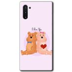 MRCİLETİSİM mrc198188 Sevgili Ayıcık Kılıf HD Desen Baskılı Arka Kapak Samsung Galaxy Note 10 ile uyumlu