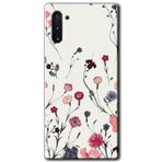 MRCİLETİSİM mrc198426 Mat Çiçek Kılıf HD Desen Baskılı Arka Kapak Samsung Galaxy Note 10 ile uyumlu