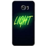 MRCİLETİSİM mrc198565 Neon İnscription Kılıf HD Desen Baskılı Arka Kapak + Temperli Cam Samsung Galaxy Note 5 ile uyumlu