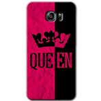 MRCİLETİSİM mrc198598 Queen Kılıf HD Desen Baskılı Arka Kapak + Temperli Cam Samsung Galaxy Note 5 ile uyumlu
