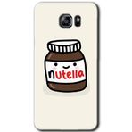 MRCİLETİSİM mrc198626 Nutella Aşkım Kılıf HD Desen Baskılı Arka Kapak + Temperli Cam Samsung Galaxy Note 5 ile uyumlu