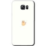 MRCİLETİSİM mrc198685 Cat Minimalism Kılıf HD Desen Baskılı Arka Kapak + Temperli Cam Samsung Galaxy Note 5 ile uyumlu