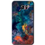 MRCİLETİSİM mrc198692 Color Storm Kılıf HD Desen Baskılı Arka Kapak + Temperli Cam Samsung Galaxy Note 5 ile uyumlu