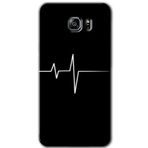 MRCİLETİSİM mrc198704 Heart Rytm Kılıf HD Desen Baskılı Arka Kapak + Temperli Cam Samsung Galaxy Note 5 ile uyumlu